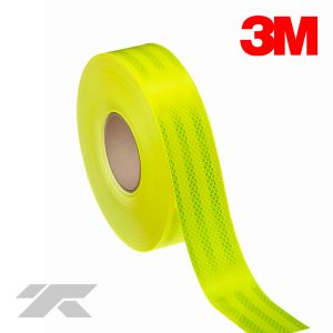 Cinta Reflectiva 3M 2"x45.7m Amarillo Limón