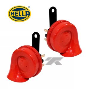 Claxon Hella Caracol 12v Rojo