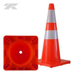 Cono de Seguridad PVC 90cm Plástico
