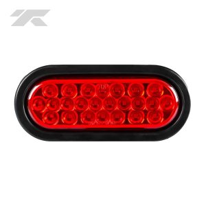 Faro Posterior Led-24 Ovalado Rojo