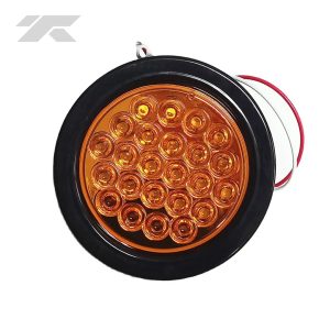 Faro Posterior Led-24 Redondo Ámbar