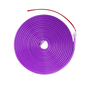 Luces led tipo manguera neon 5mts lila