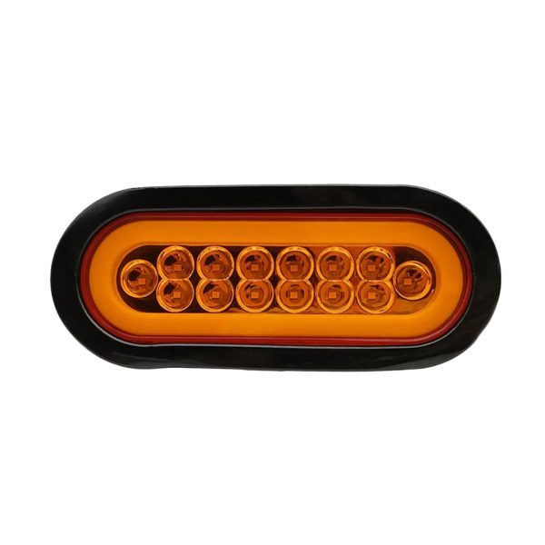 Faro posterior led 15 borde/neón ámbar