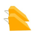 Taco de Seguridad Madera 26x16x20cm Recto Mediano