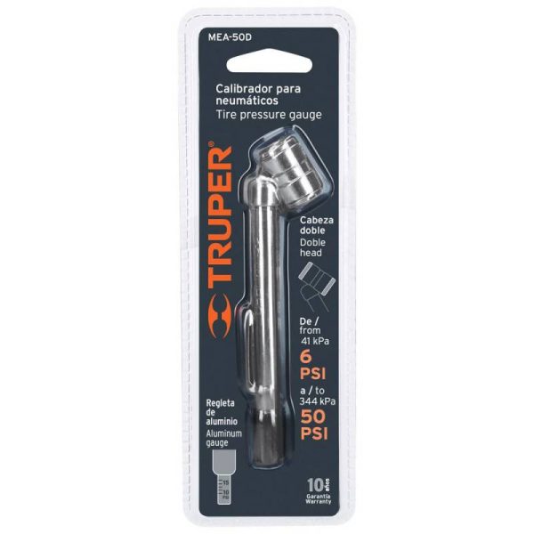 Medidor de aire 50lbs truper