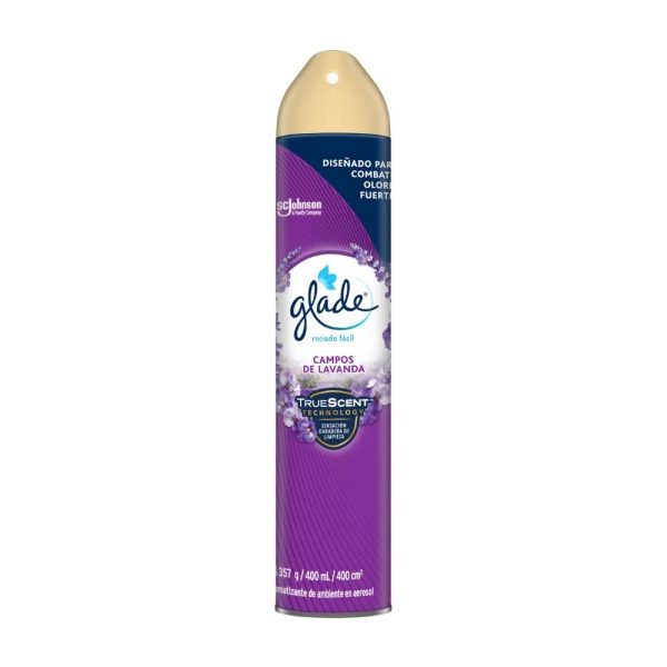 Ambientador Aerosol Glade 400ml Lavanda