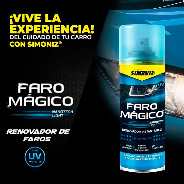 Renovador de Faros Mágico 200ml Restaurador Instantáneo - Imagen 2