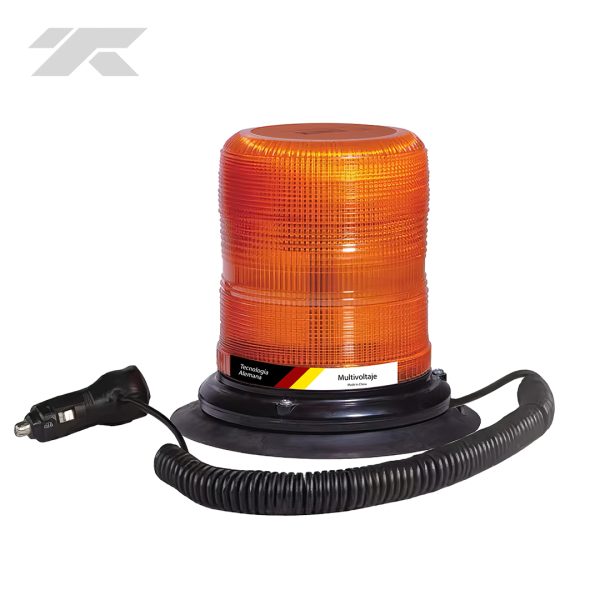 Circulina Estroboscópica Led con Imán 12V/24V Ámbar