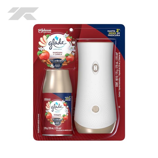 Aromatizador Automático 270ml Manzana Canela Glade