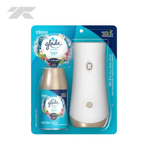 Aromatizador Automático 270ml Paraíso Azul Glade