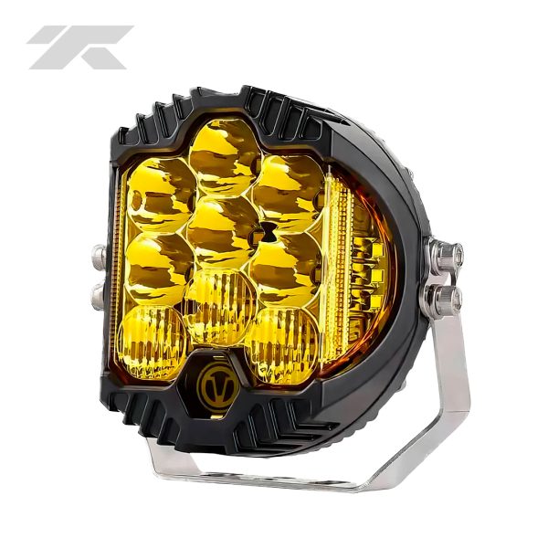 Faro Led Force 7pg 9v/80v 90w 6000k Amarillo