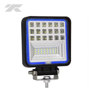 Faro Pirata Cuadrado LED-42'' 12V-24V 6500K 126W Azul