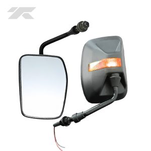 Espejo Retrovisor Torito Bajaj UG Con Luz Negro