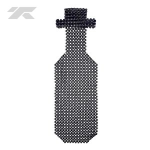Respaldar de Auto Bolita con Cabecera Reforzada Negro